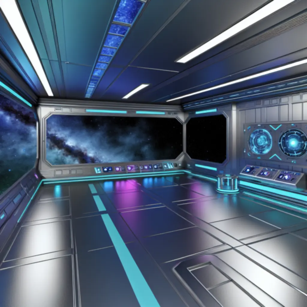 Motyw Galactic Adventures – futurystyczna stacja kosmiczna i VR